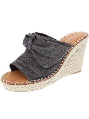 Rampage Women's Sandal Size 9.5 Wedge Linen Summer NEW # Box 544
